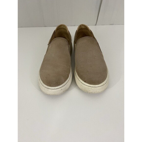 UGG Alameda Suede Slip On Shoes Men’s Size 8.5 Taupe Beige Preppy Comfort